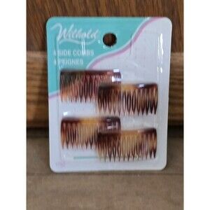 Vintage Wilhold Fashion Side Combs No. 1750 Small Hair Accessories NOS